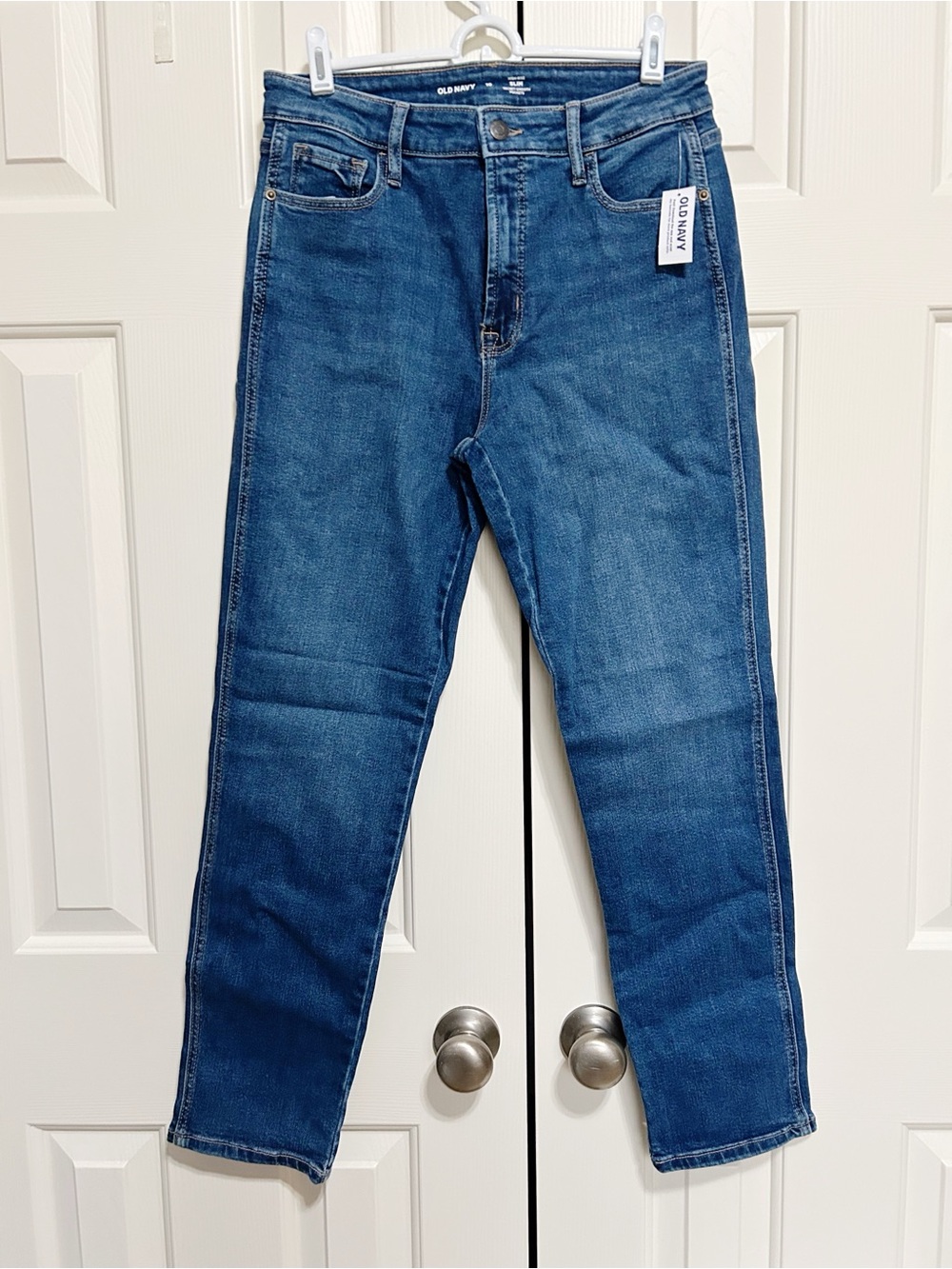 Old Navy High Rise Slim Jeans 10 NWT Classic Business Casual Preppy